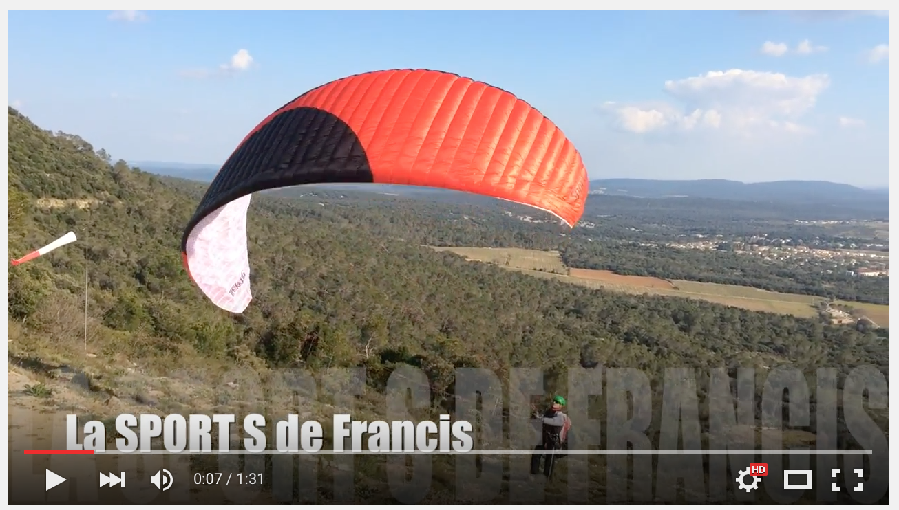 Le vol test de la SPORT de Francis